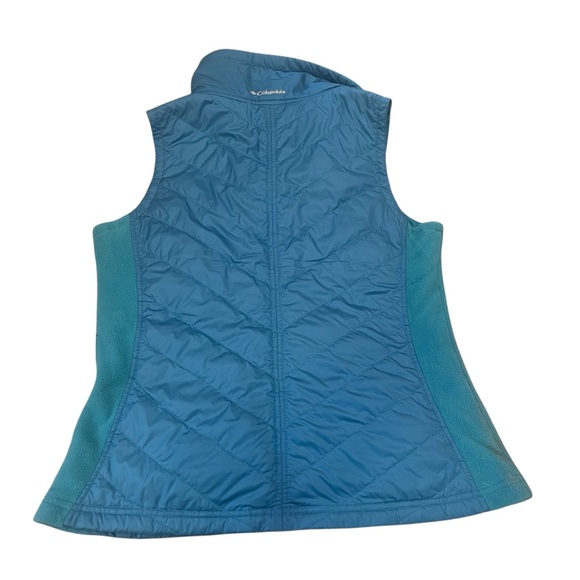 Women's COLUMBIA Teal Quilted Vest - Picture 6 of 6